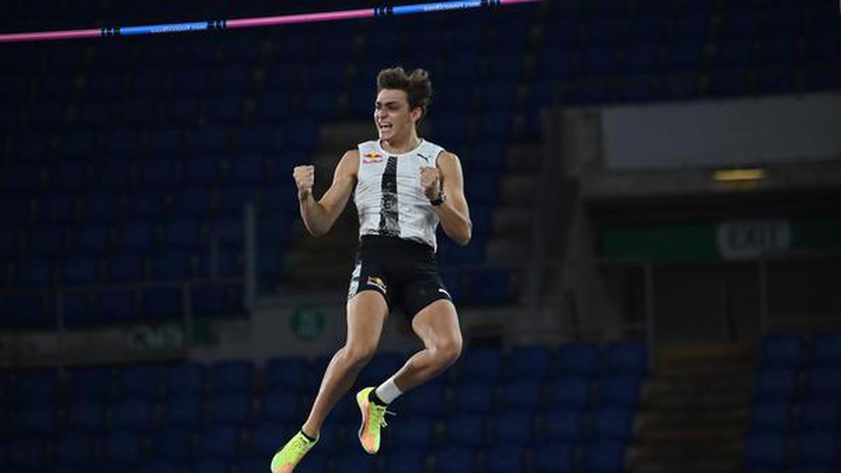 Olympic champion Armand Duplantis breaks pole vault world record for sixth  time