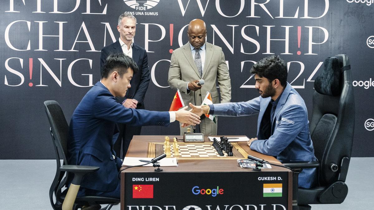 World Chess Championship 2024 LIVE: D Gukesh vs Ding Liren Live score updates