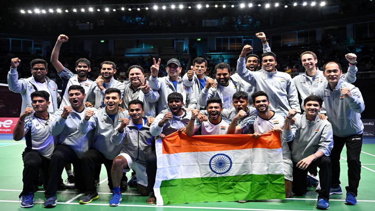 India beats Indonesia 3-0 to win maiden Thomas Cup title