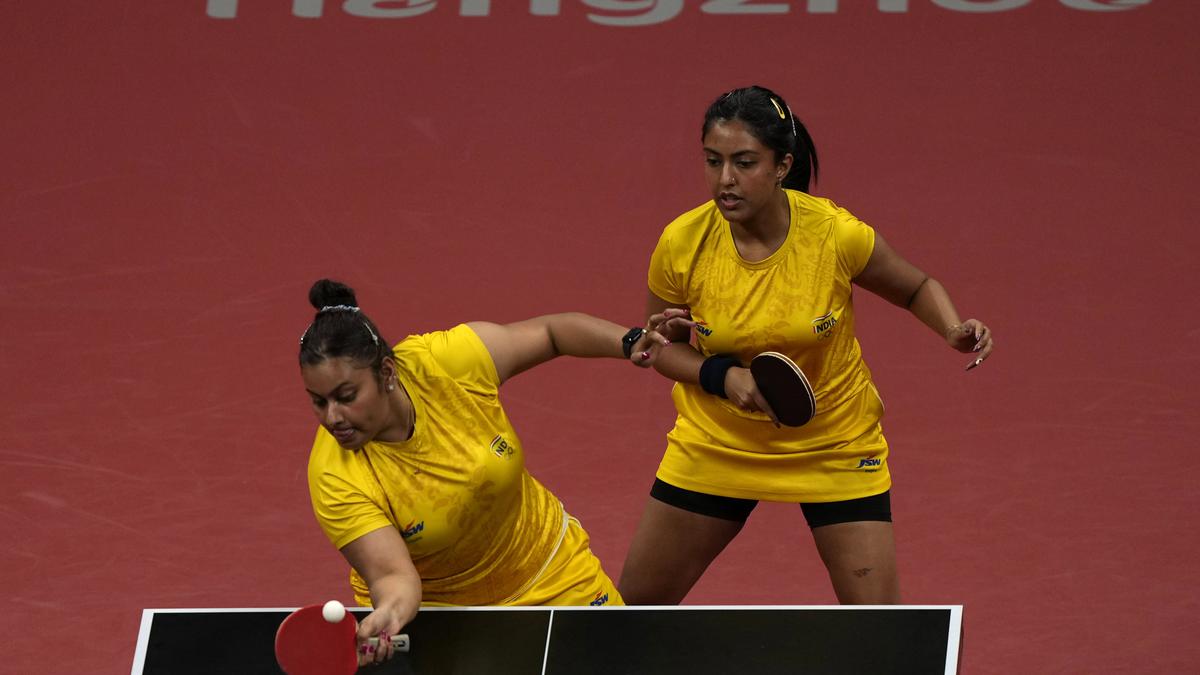 Hangzhou Asian Games table tennis | Sutirtha Mukherjee and Ayhika Mukherjee lose in semifinals; settle for bronze