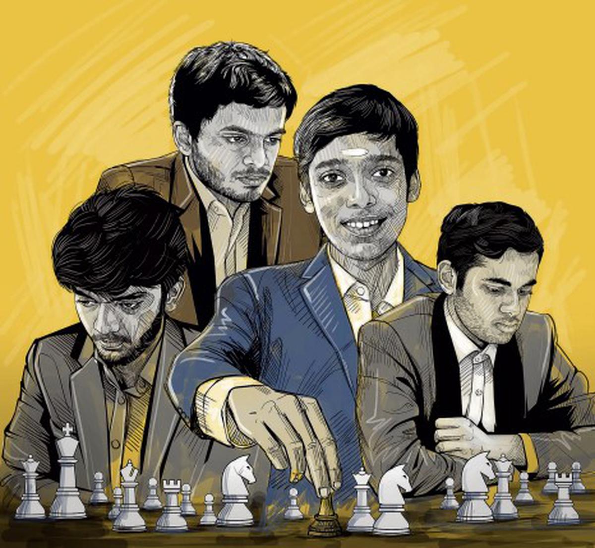 Gukesh, Praggnanandhaa, Arjun and Nihal