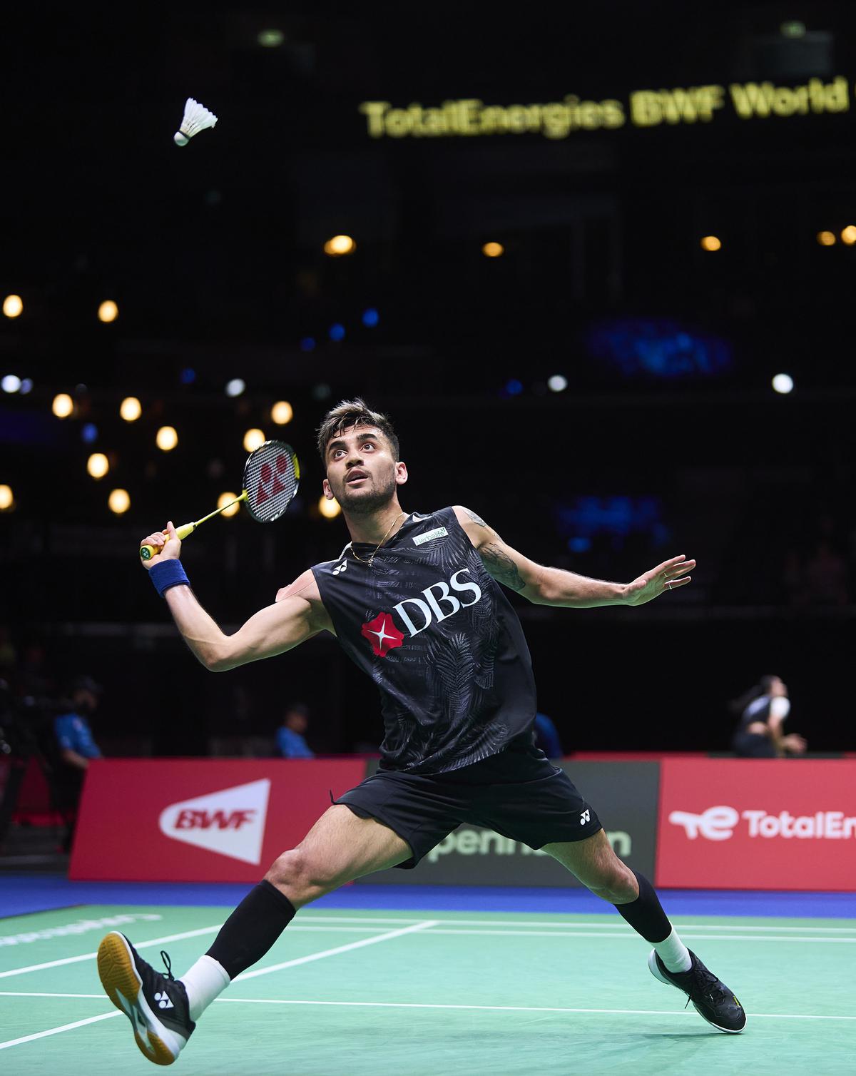 Shuttle malfunction: Quintessentially a hustler with a resolute defence and enormous patience, Lakshya’s game broke down during his slump. He was often guilty of being edgy and trying to hit through even in slow halls. | Photo credit: Getty Images