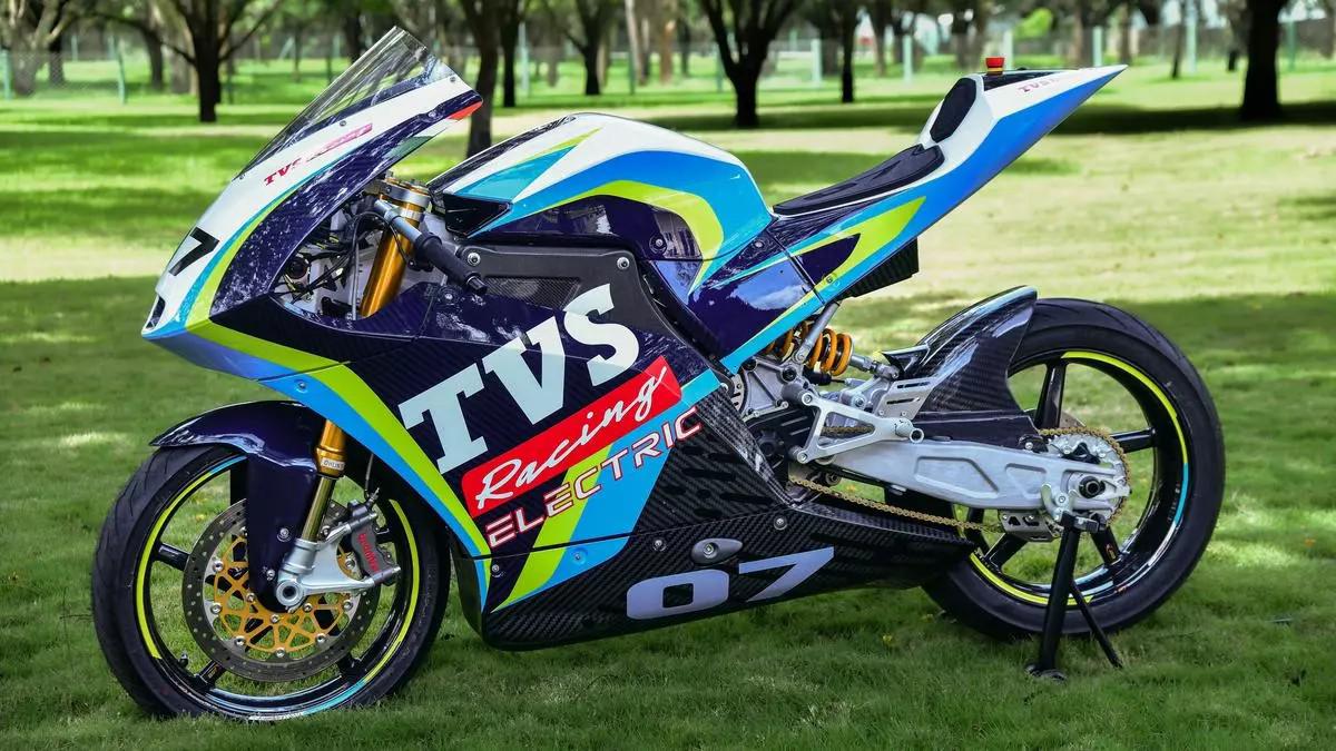 All new: TVS Apache RTE, the electric bike set for debut in the National 2W Racing Championship.