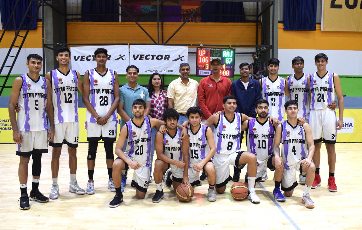 The triumphant Uttar Pradesh boys’ team