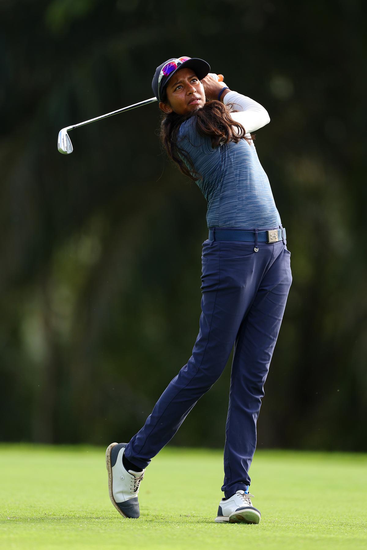 Breathe, swing, repeat: Avani says giving herself more breathing room — by respecting the golf course and staying patient —has made a big difference to her match-play. | Photo credit: Getty Images