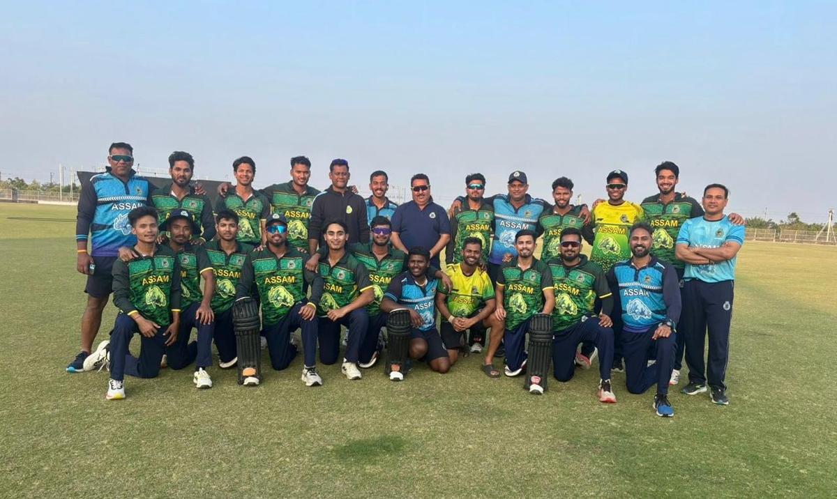 The Assam team, to which Rajkumar Sharma has been appointed as mentor.