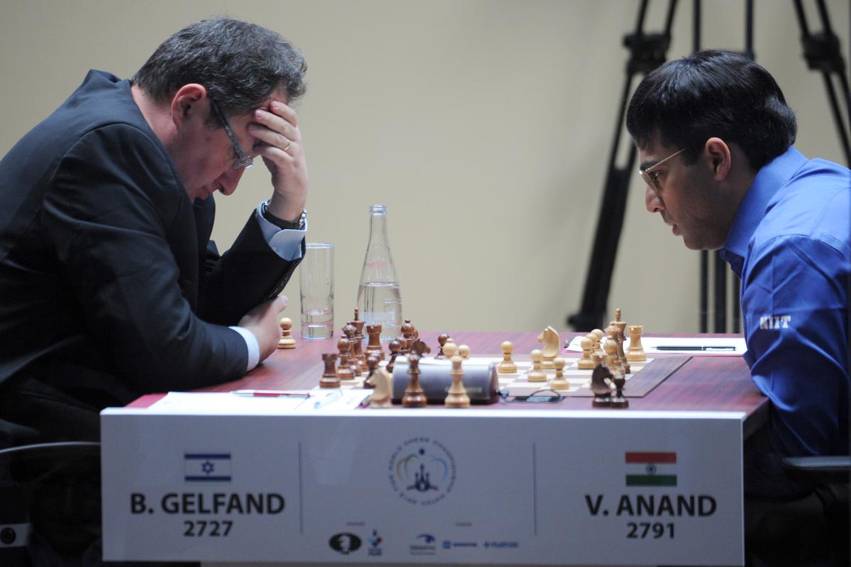 Once rivals, now allies: Gelfand challenged Viswanathan Anand for the World championship in 2012. He is now a part of the team at the WestBridge Anand Chess Academy. | Photo credit: Getty Images
