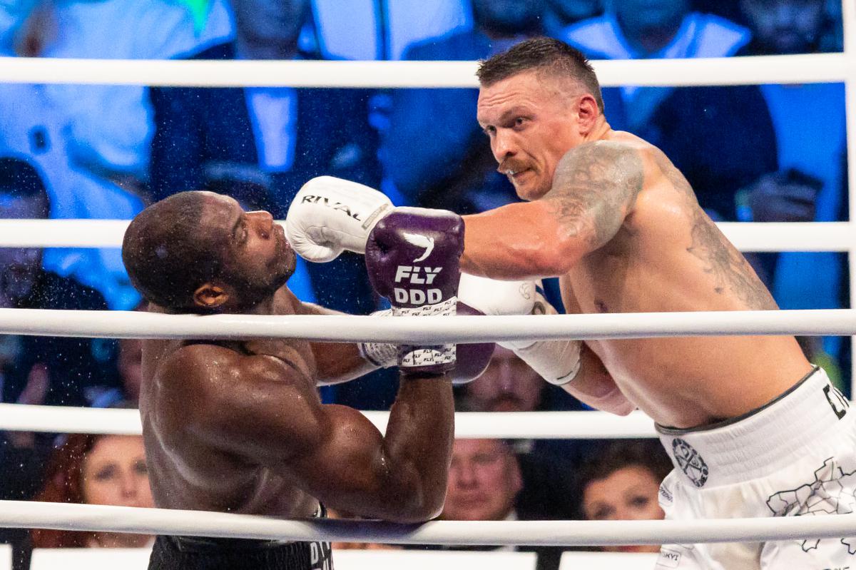 Chin music: Usyk may not have been at his dominant best during his win over Daniel Dubois, but there is no doubting his pedigree. | Photo credit: Getty Images
