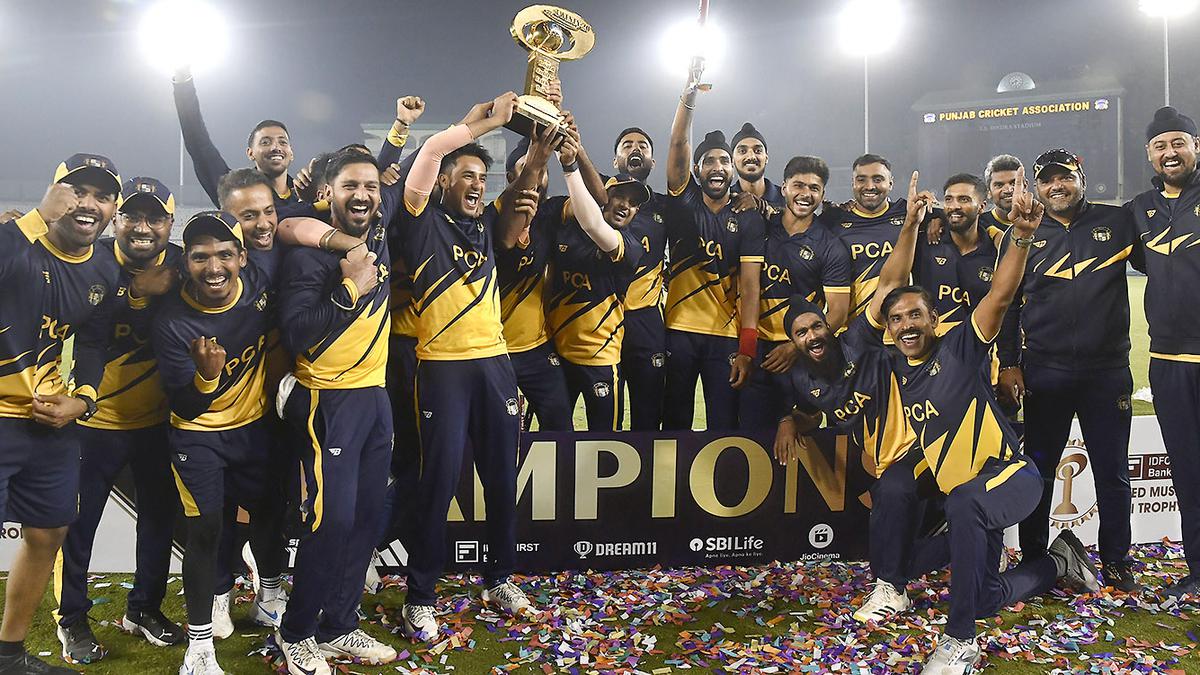 Syed Mushtaq Ali Trophy Final 2023 | Anmolpreet’s ton helps Punjab lift the trophy