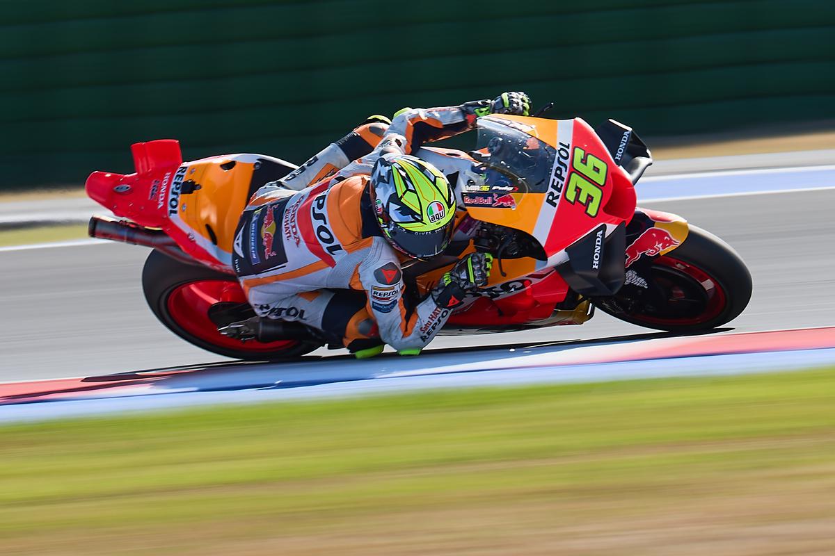 Built to lean: MotoGP bikes are bespoke machines designed for the explicit purpose of racing around a circuit and are not road-legal. | Photo credit: Getty Images