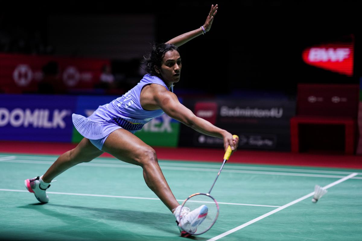 Impeded by injury: The ankle stress fracture sustained during the gold medal run at the 2022 Commonwealth Games has hampered Sindhu’s on-court movement. | Photo credit: Getty Images