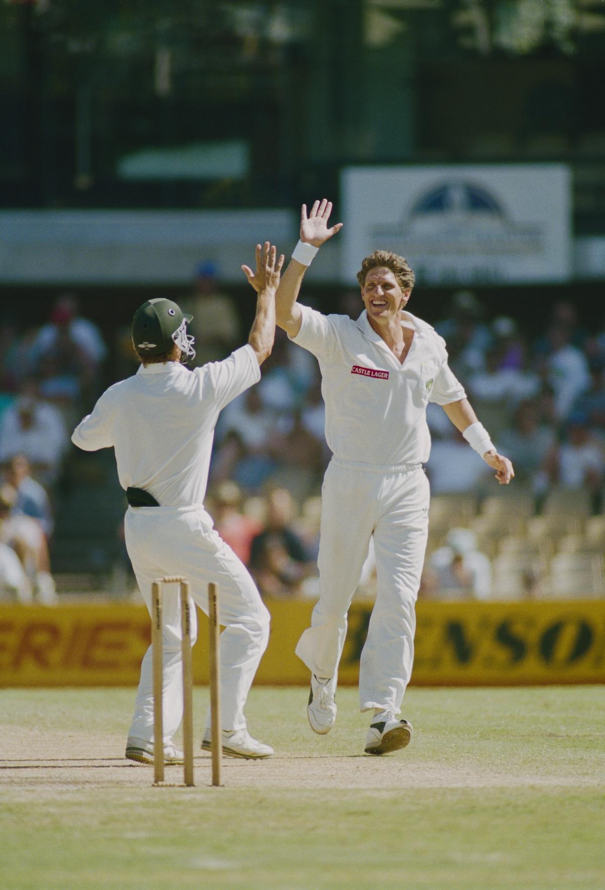 Instant impact: In just his second Test, de Villiers claimed 10 wickets to lead South Africa to a historic five-run victory over Australia at Sydney. | Photo credit: Getty Images