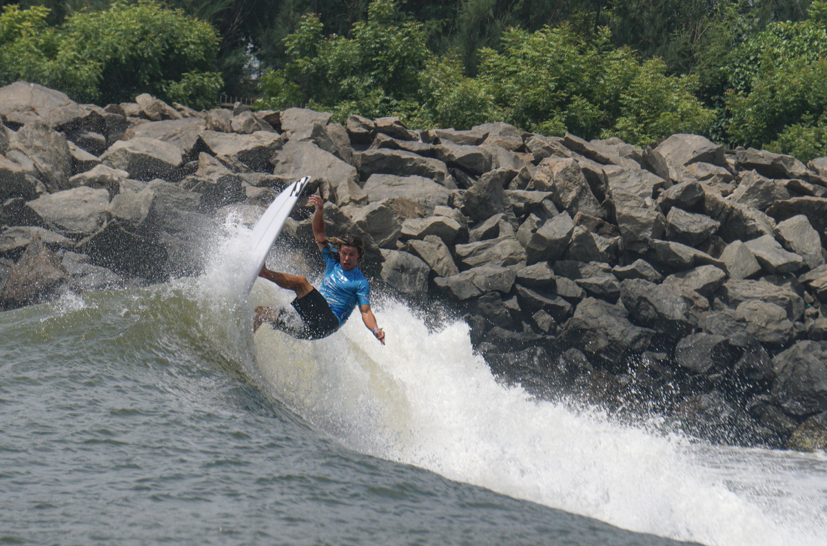 Kugenuma Kaigan, Kanagawa, Japan. 10th July, 2018. Roi Kanazawa (JPN), JULY  10, 2018 - Surfing : World Surf