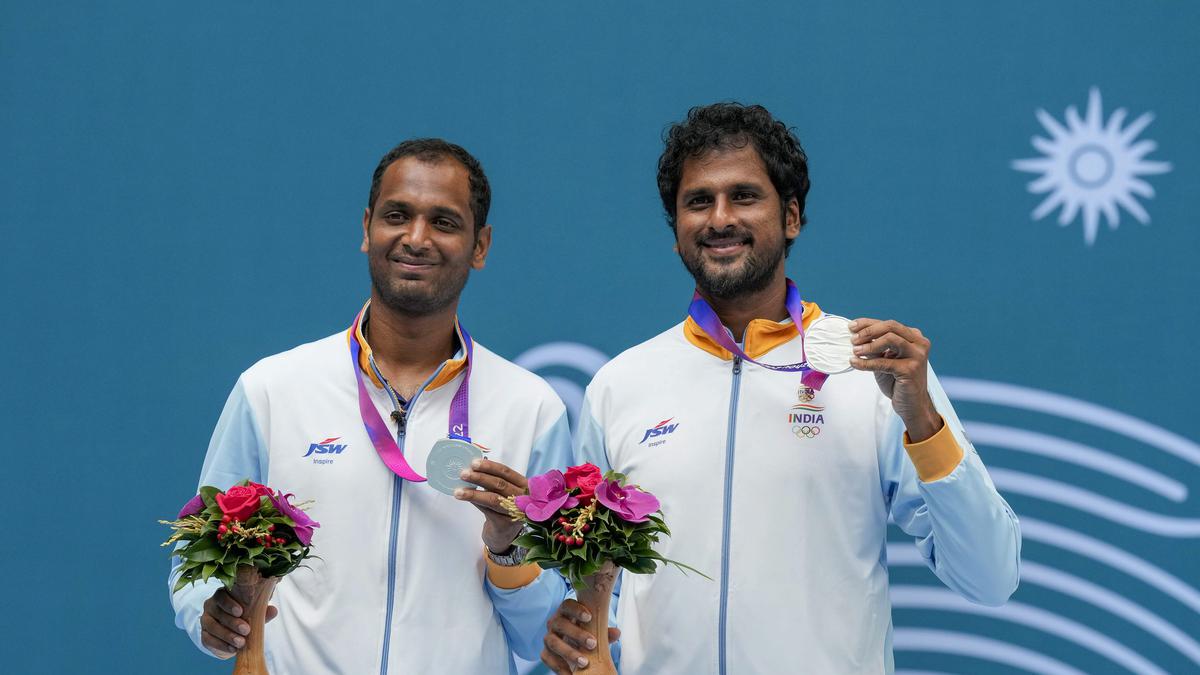 Hangzhou Asian Games | Saketh Myneni and Ramkumar Ramanathan settle for silver in men’s doubles tennis final