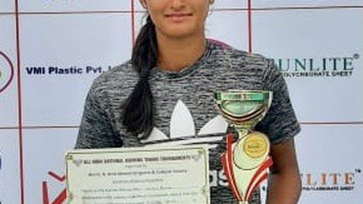 Anjali Rathi defeated Sonal Patil 6-4, 6-4 in the final of the ₹100,000 AITA women’s tennis tournament at the Chitrakoot Stadium.