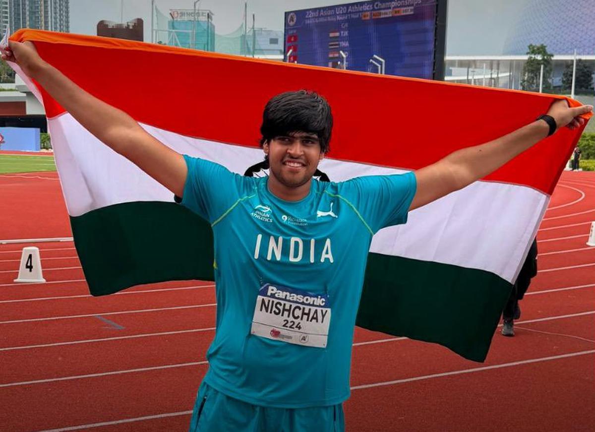 Nishchay claimed silver in the men’s discus throw.