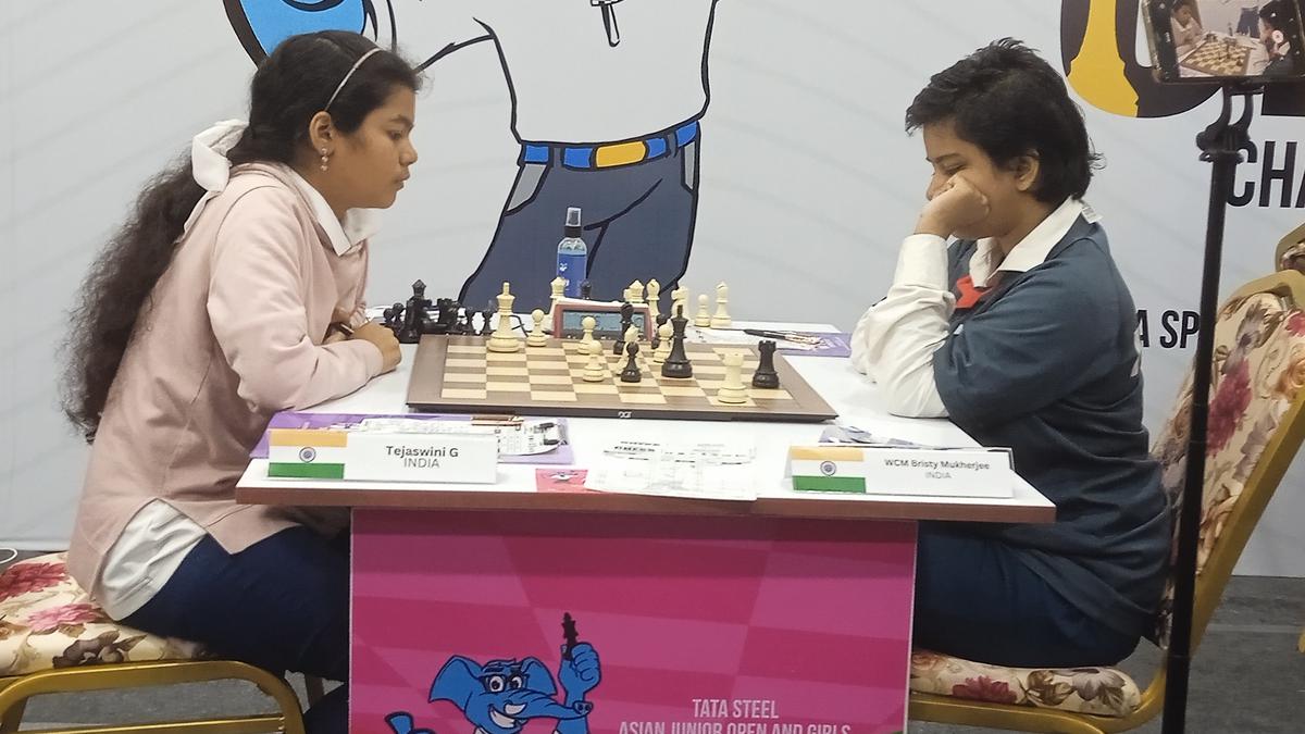 Asian junior chess | Tejaswini takes one-point lead into the final round