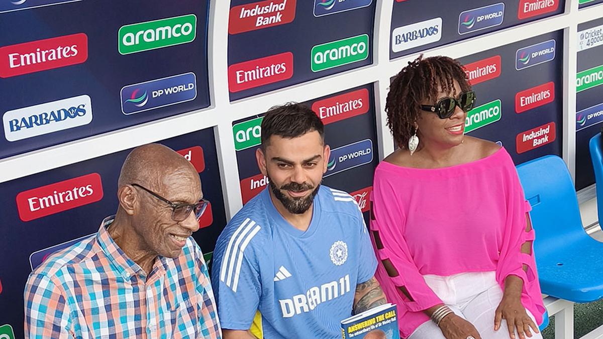 Hall and Kohli — a legendary meeting