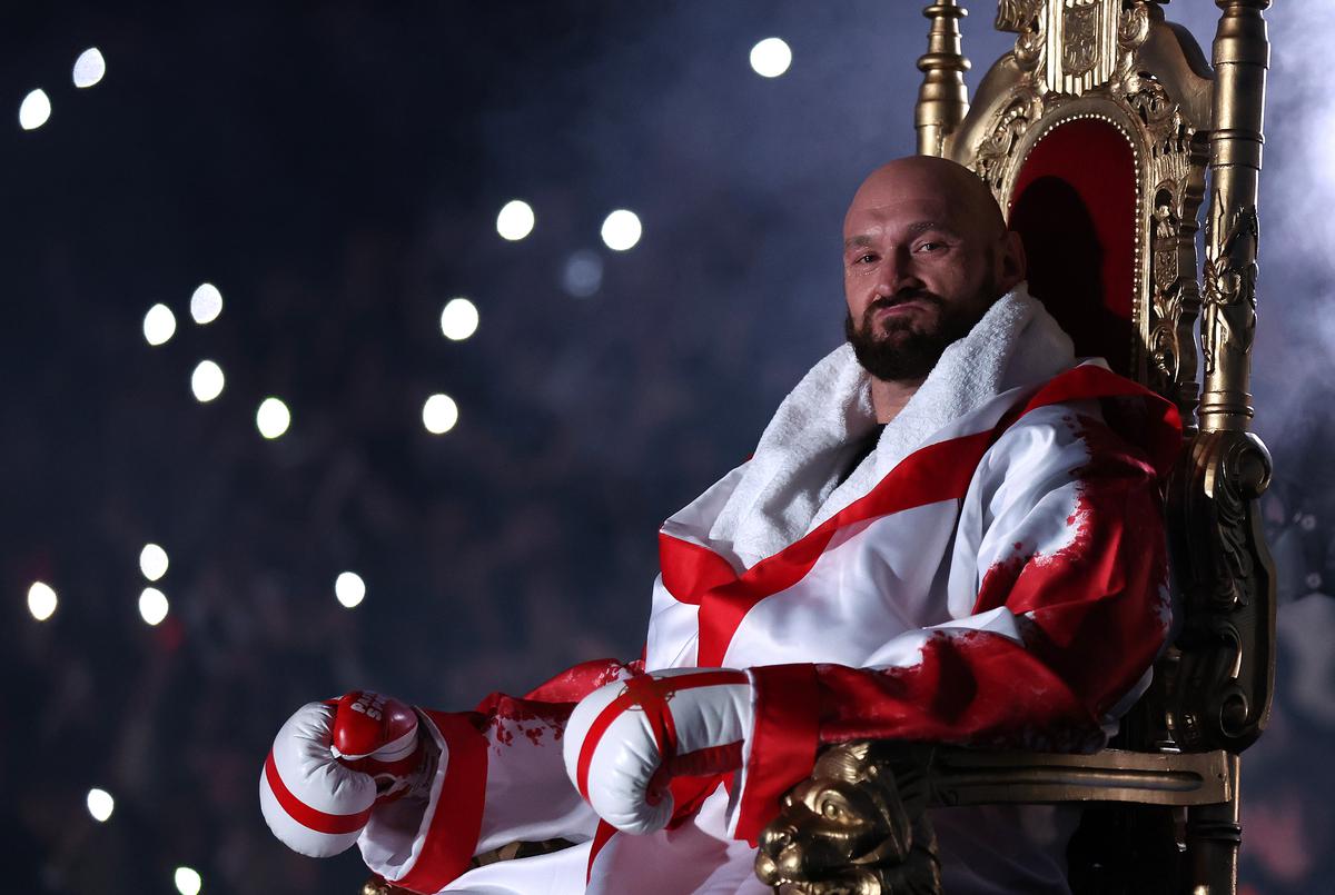Sitting pretty: Tyson Fury doesn’t appear interested in fighting Usyk. He says he has nothing left to prove and wants ‘to make as much money as possible’. | Photo credit: Getty Images