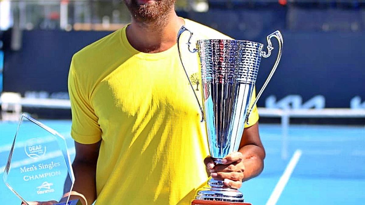 Prithvi Sekhar wins Australian Deaf tennis championship yet again