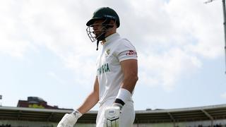 Aiden Markram of South Africa walks out to bat during day four of the ICC World Test Championship final between South Africa and Australia.