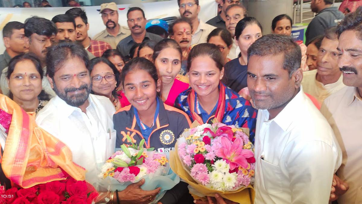 Rousing welcome to U-19 cricketer Trishna