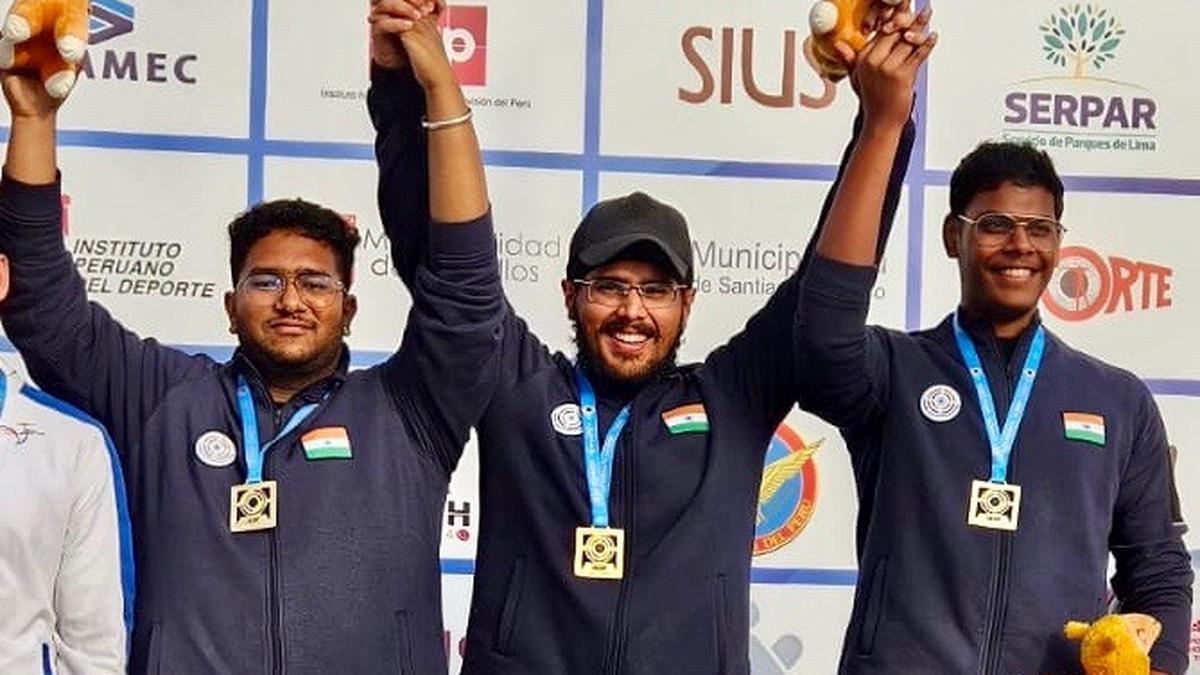 Indian men’s team wins rapid fire pistol gold