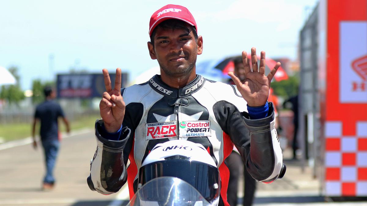 Two-wheeler racing | Fluent wins for Rajiv, Vignesh and Lani Zena
