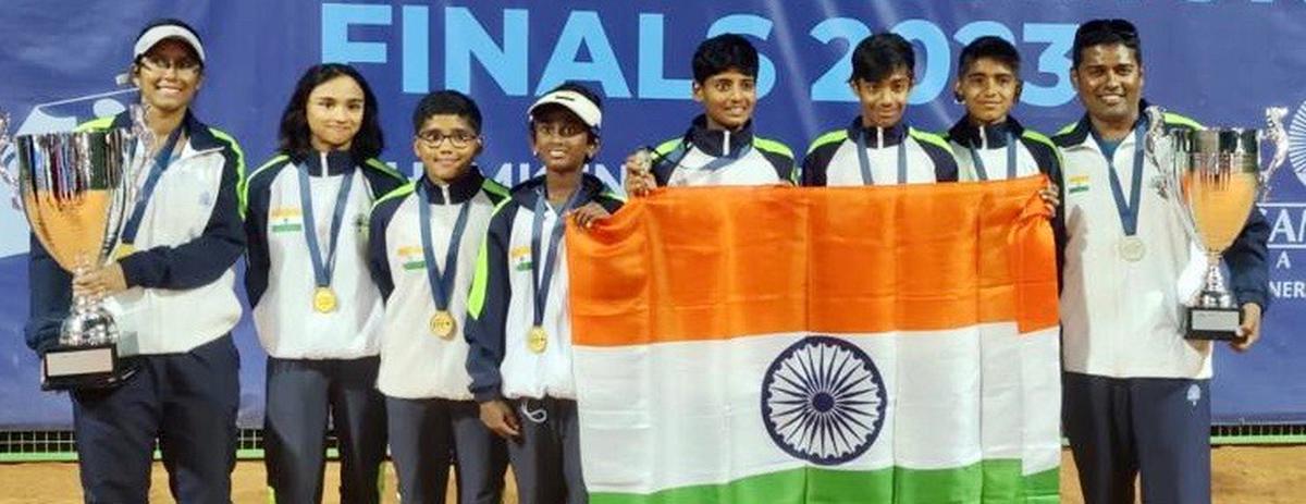 网球选手 Srishti Kiran 带领印度 U12 女子夺得亚洲冠军
