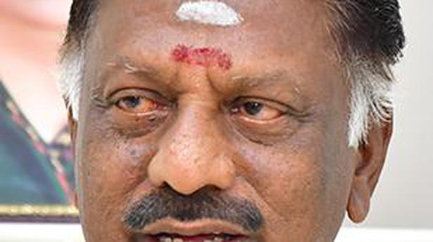 Panneerselvam writes to Lok Sabha Speaker to reject AIADMK’s letter against Theni MP