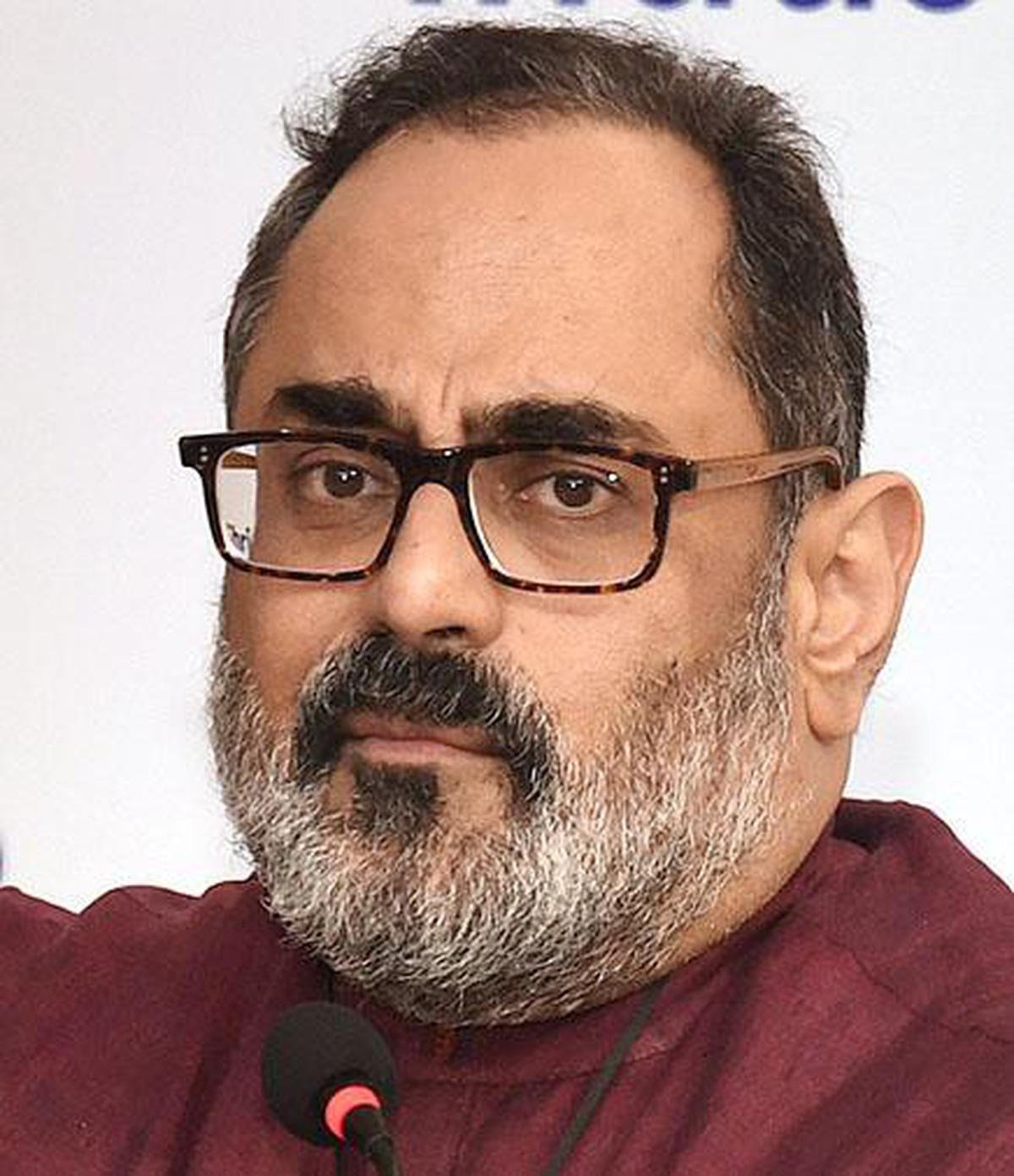 Govt.’s intent is to work with social media intermediaries, not be seen as adversarial: Rajeev Chandrasekhar