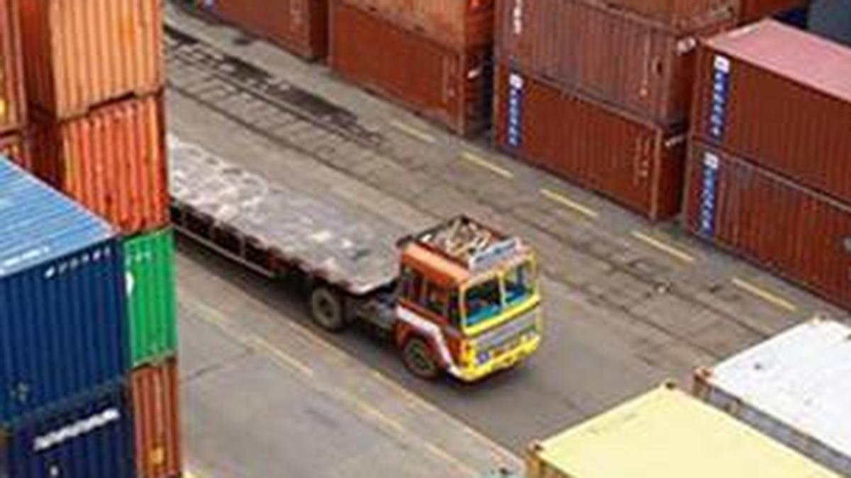 Exports up 6.21% to .57 billion in October; trade deficit high at .36 billion