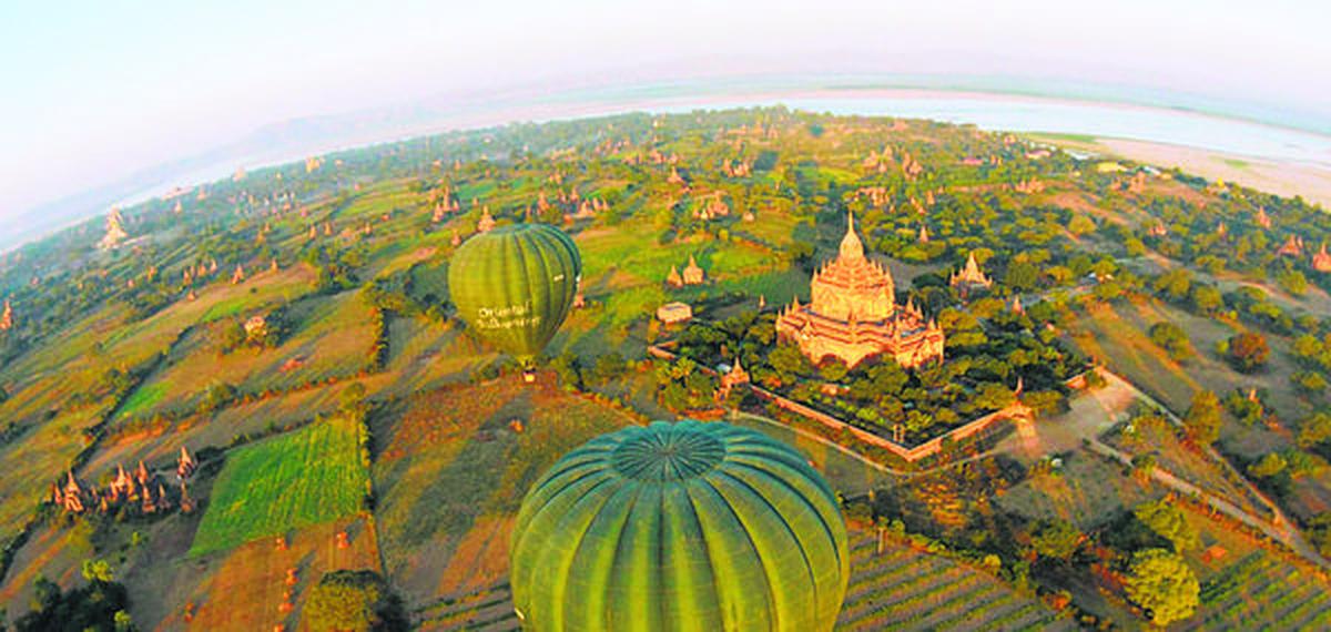 Myanmar hot-air balloon festival returns with a bang