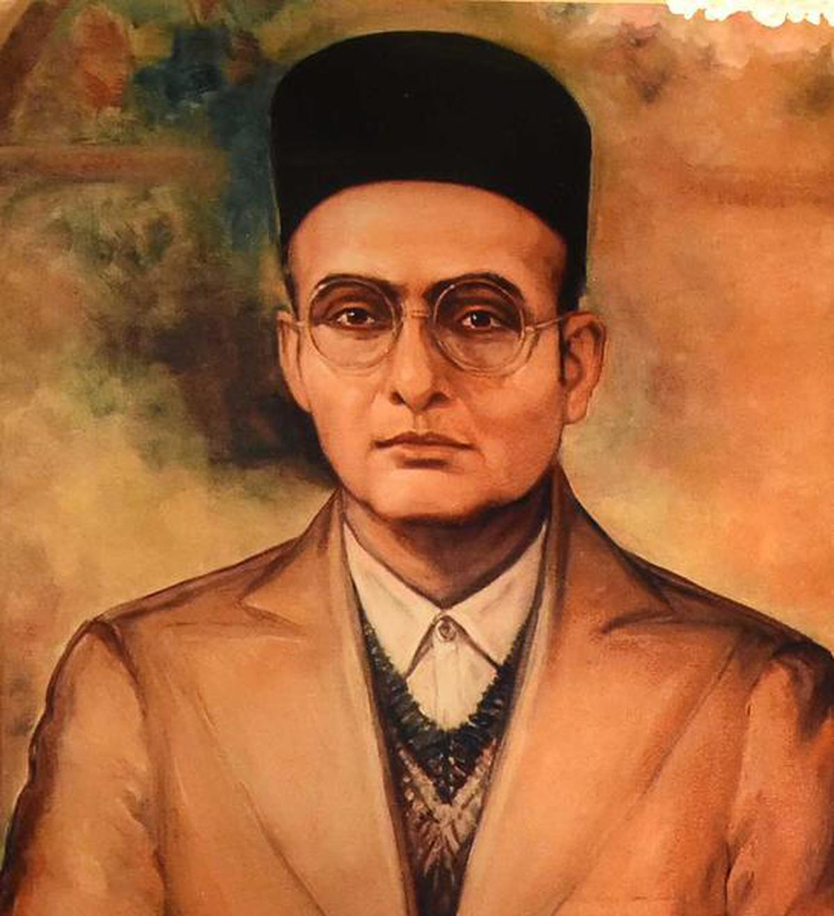Portrait of Veer Savarkar.