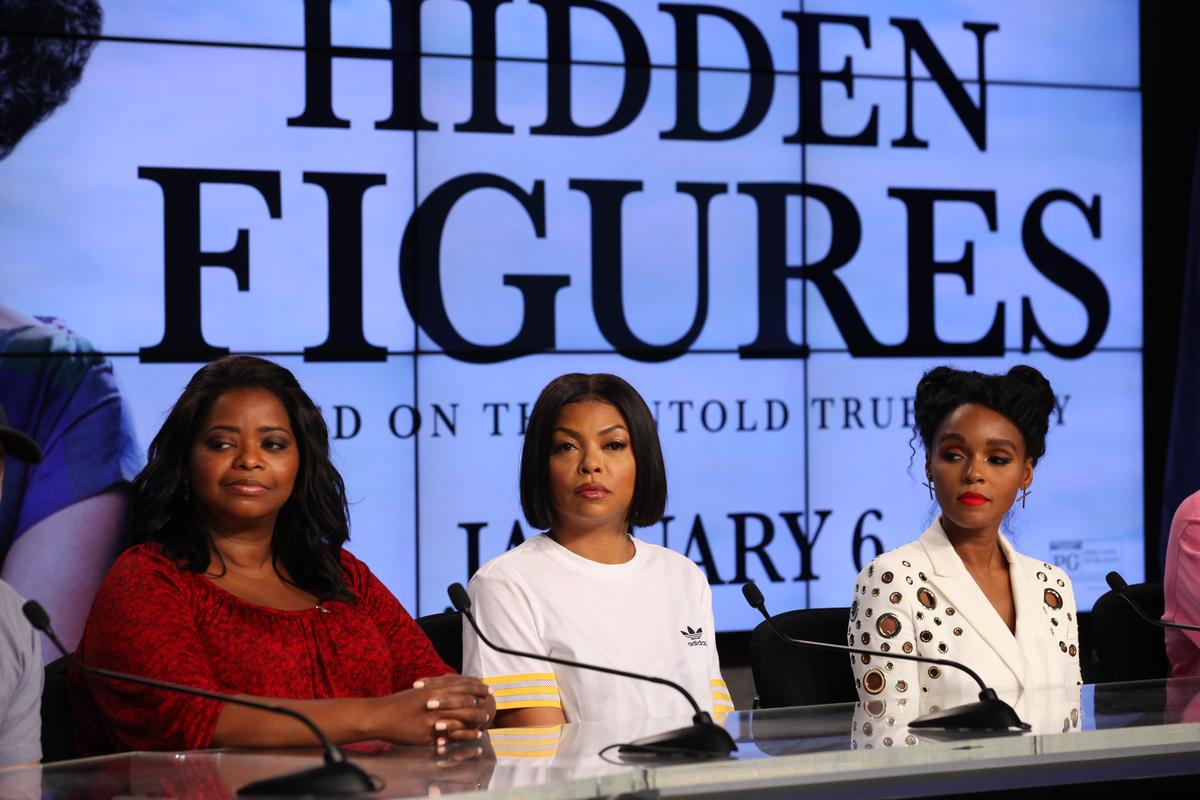 The cast of the movie ‘Hidden Figures’.