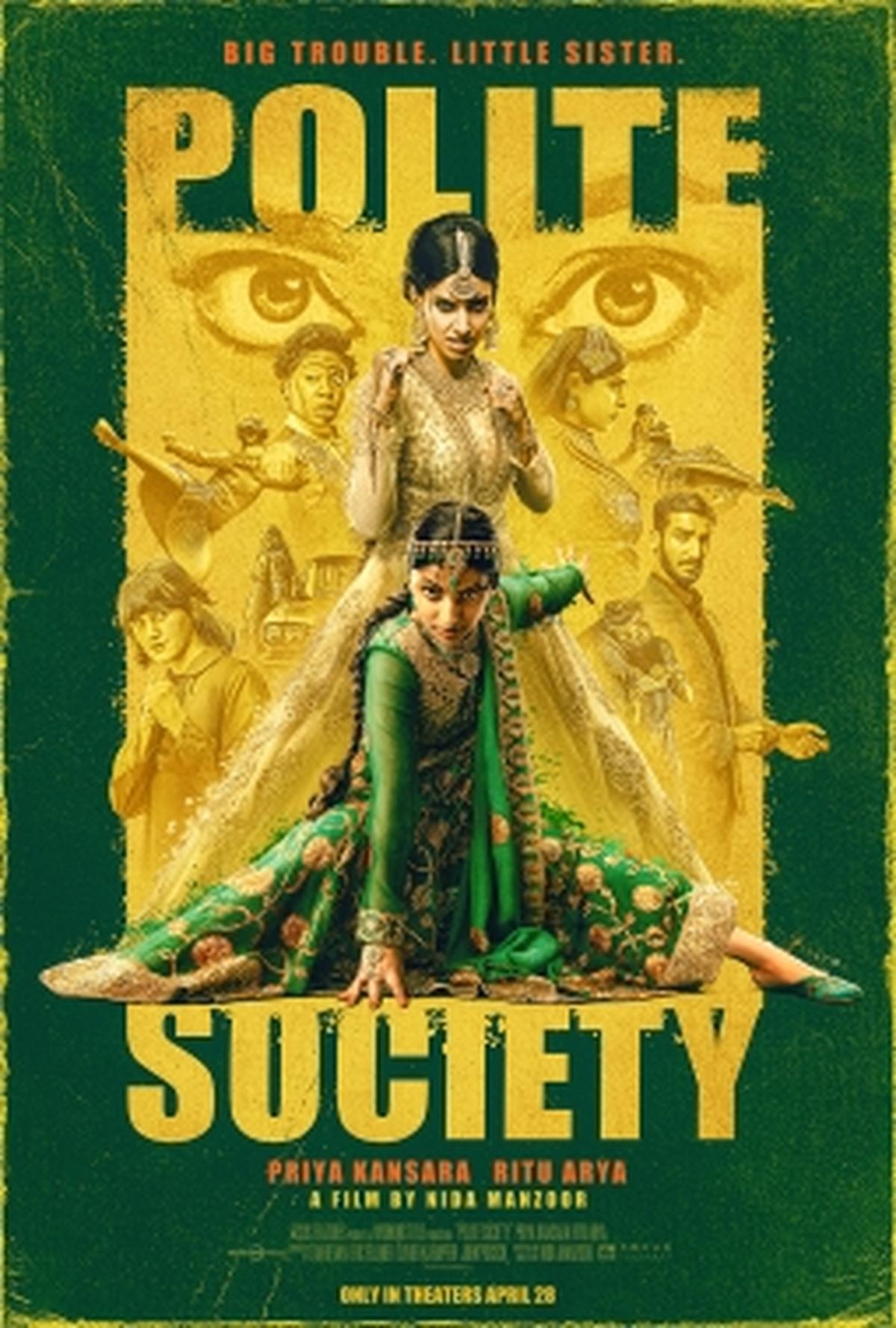 The movie poster of Polite Society.