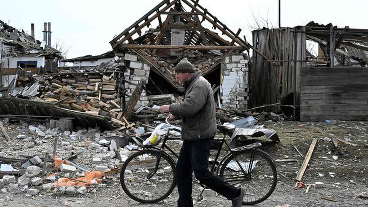 Russian bombs and shells turn Ukraine border village into ‘hell’
