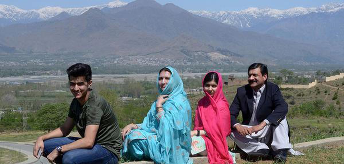 Malala visits women at flood camps in Pakistan