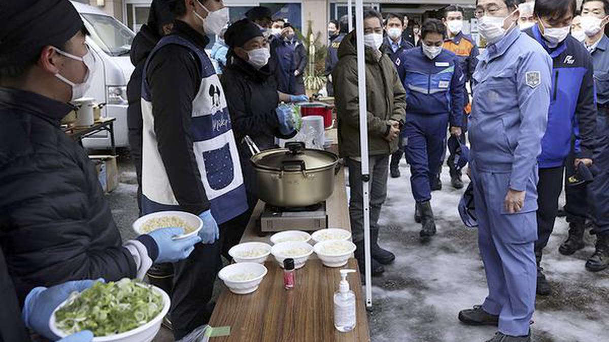 Japanese PM visits earthquake-hit zone, vows support