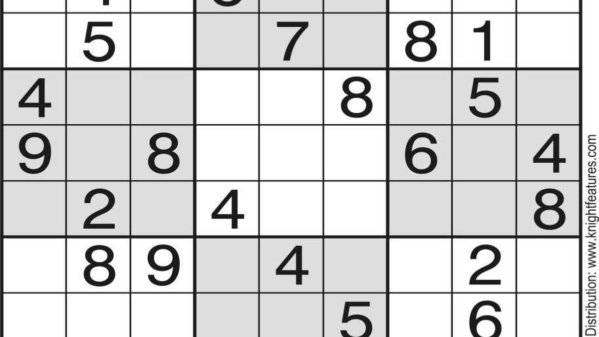 Sudoku — June 23, 2018 - The Hindu