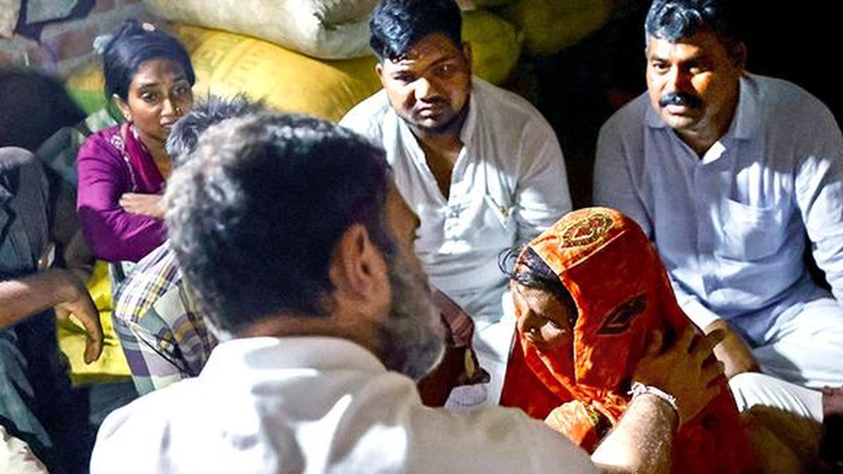 Rahul meets family of Dalit man shot dead in Raebareli, promises to ensure justice