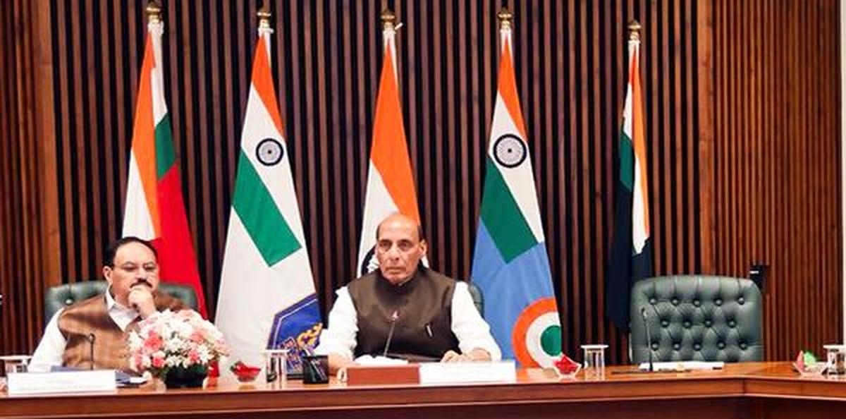 In times of tension, the Indian Navy has safeguarded our ships and oil tankers: Defence Minister Rajnath Singh