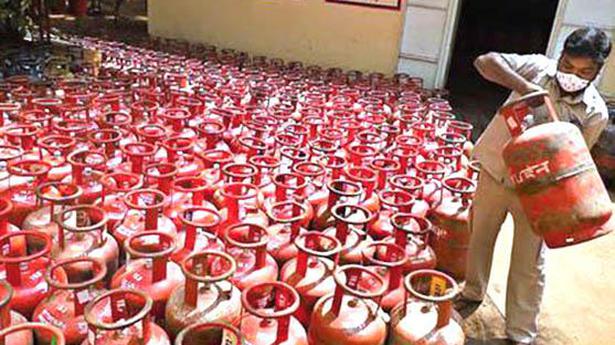 Domestic LPG price increased by ₹50 a cylinder
