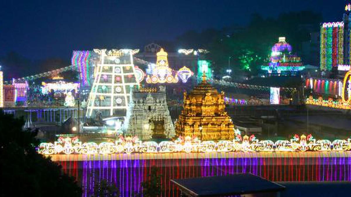 Deepavali at Tirumala temple on Nov. 12