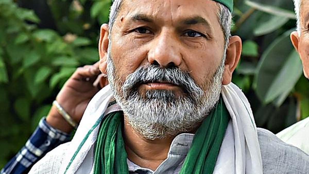 Rakesh Tikait’s convoy attacked in Rajasthan The Hindu