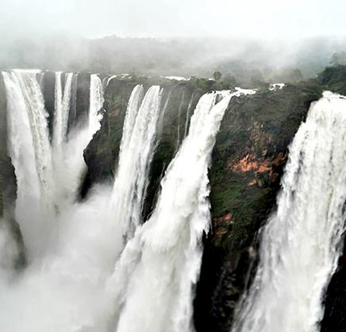Jog Falls after intense rains in Sagar taluk