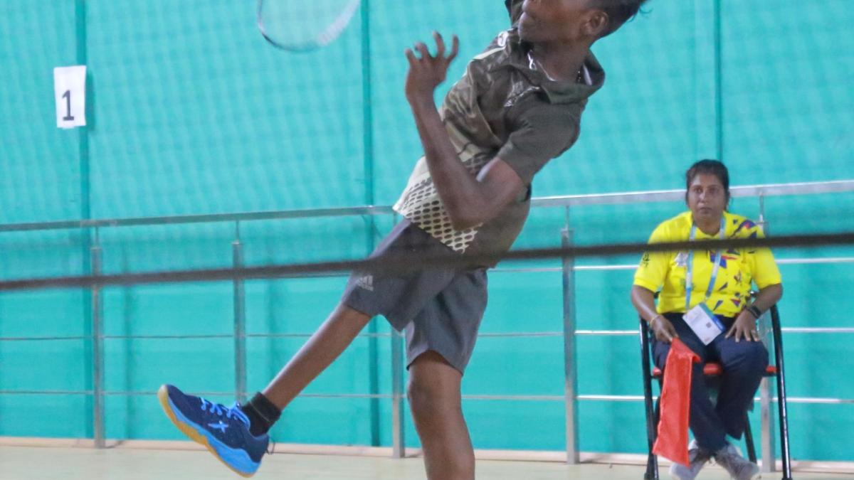 Two youngsters determined to smash their disabilities on the badminton court