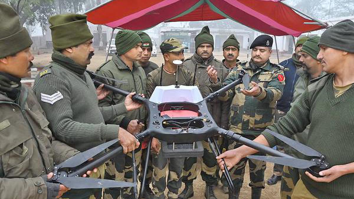 Captured 22 drones smuggling weapons, drugs across border in 2022: BSF