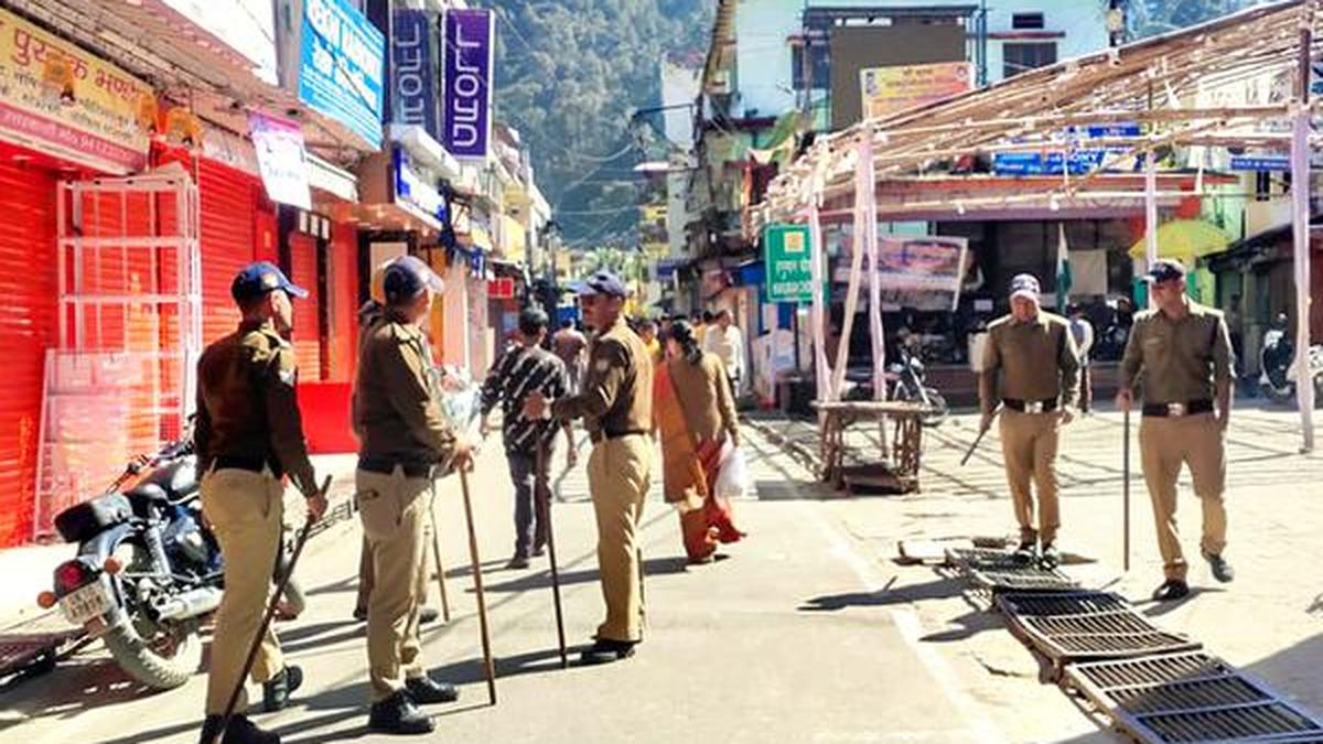 Uttarkashi mosque demolition protest: Over 200 booked for attack on police during rally