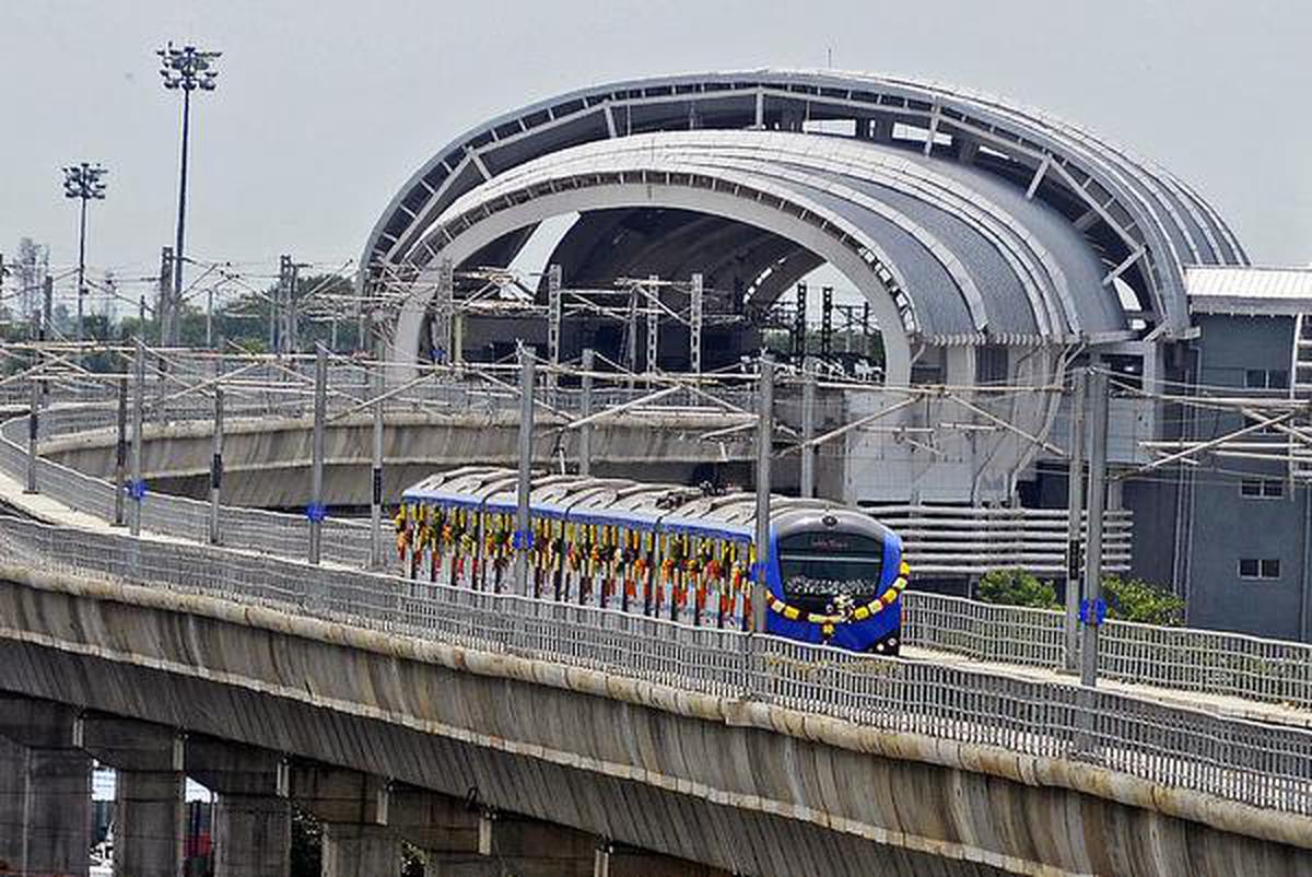 Metro Rail Phase II to be extended till Poonamallee - The Hindu